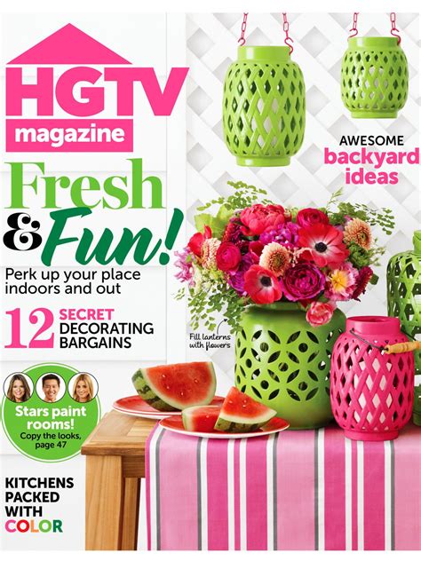 Hgtv Magazine Julyaugust 2014 Hgtv