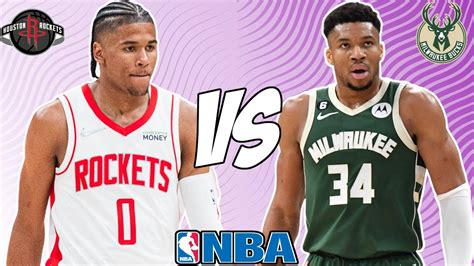 Houston Rockets Vs Milwaukee Bucks Nba Free Picks Predictions