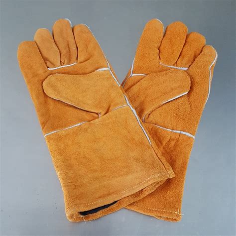 Welder Safety Gloves Workplace Safety Supplies Security&Protection Long ...