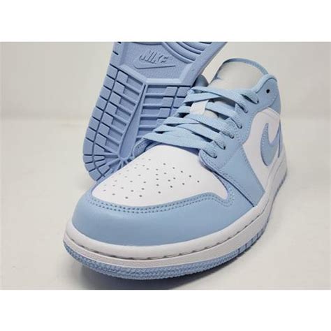 22 5cm DC0774 141 WMNS AIR JORDAN 1 LOW Aluminium White Ice Blue ウィメンズ