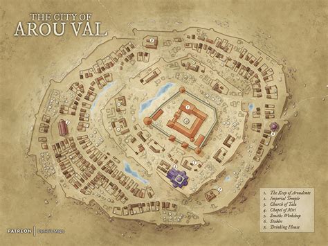 Arou Val Settlement In The Continent Of Wordal World Anvil