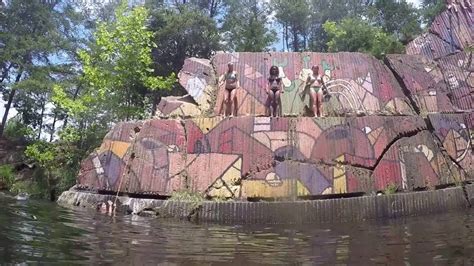 Quarry Cliff Jumping In Virginia 50feet Youtube