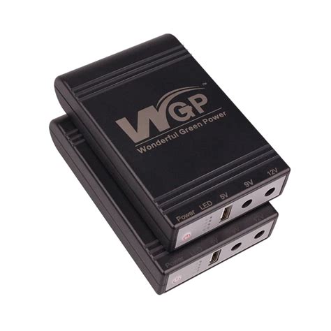 Wgp Portable Battery Backup Dc Input V V V Power Bank Mini Ups For