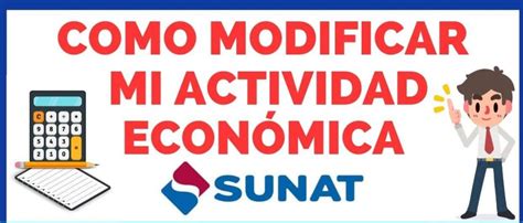 Cómo Cambiar Mi Actividad Económica En Sunat 【2023