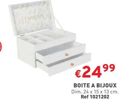 Promo Bo Te Bijoux Chez Trafic Icatalogue Fr