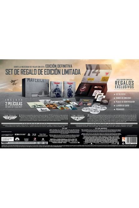 Top Gun Pack Ed Coleccionista Steelbook Top Gun Top Gun Maverick