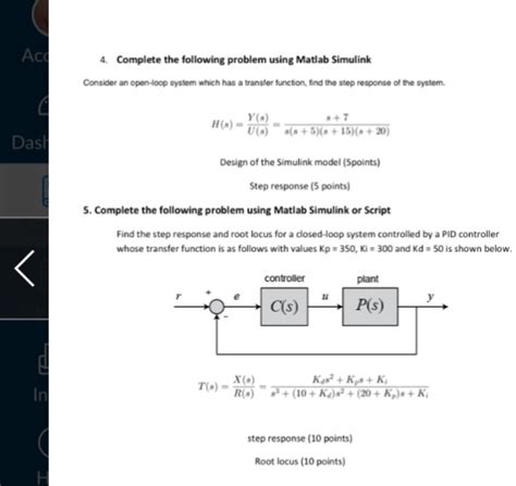 Solved Complete The Following Problem Using Matlab Chegg