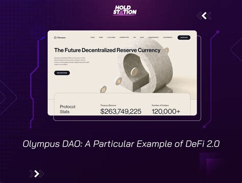 Olympus Dao A Particular Example Of Defi