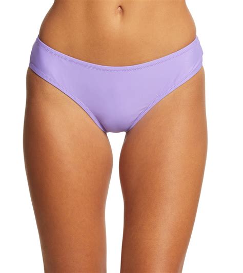 Volcom Womens Simply Solid Cheeky Bikini Bottom At