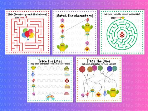 Super Simple Songs Activity Sheets Printable Pdfs 3 Sizes - Etsy