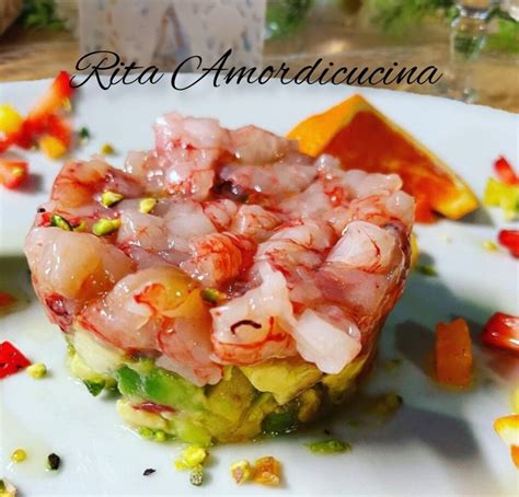 Tartare Di Gamberi Rossi E Avocado Rita Amordicucina