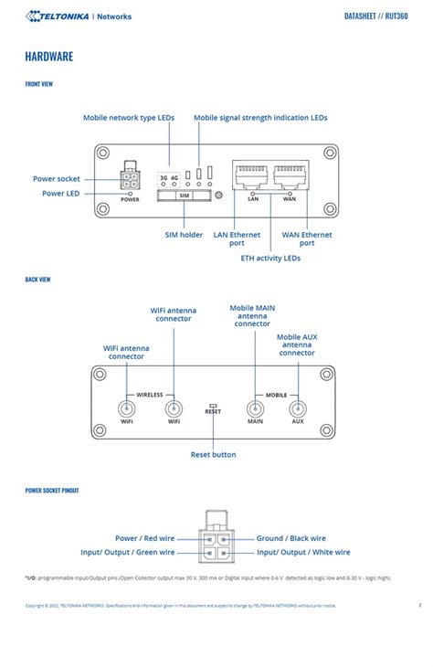 Teltonika Wired Rut Lte Cat Industrial Cellular Router Ethernet