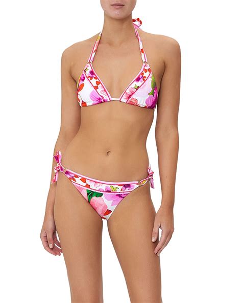 Camilla Floral Ring Triangle Bikini Top B C Cup In 2022 Bikini Tops