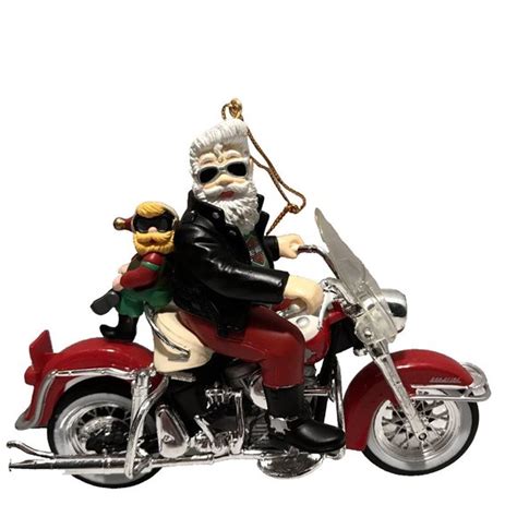 Harley Davidson Holiday Santa Biker Ridin Cool Harley Davidson