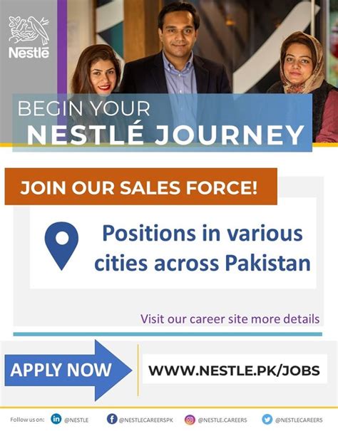 Nestlé Pakistan- Various Open Positions in Sales Across Pakistan ...