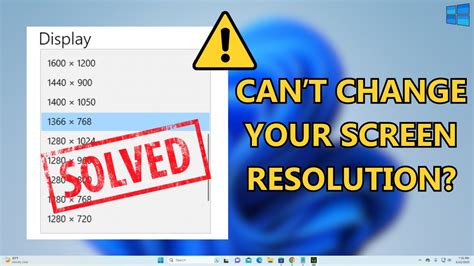 How To Fix Screen Resolution Problem Windows Fix Unable To