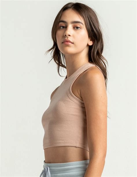 Destined High Neck Womens Tank Nude Tillys