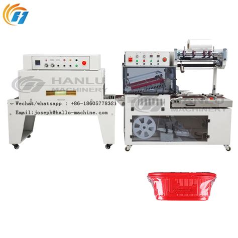 Automatic L Type Sealing Shrink Tunnel Machine China Case Wrap