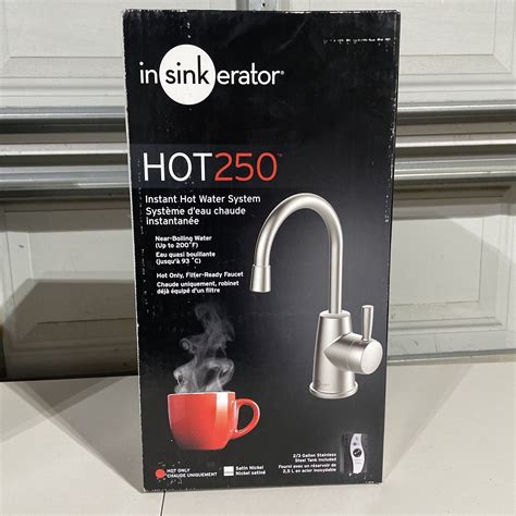 InSinkErator H HOT Hot Water Dispenser Faucet Satin Nickel EBay