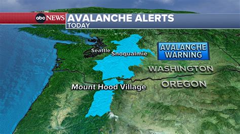 Storms Bring Rain Snow To Northeast And Threat Of Avalanches To Pacific Northwest Forecast Shows