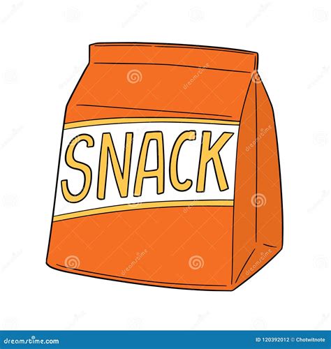 Vector of snack stock vector. Illustration of drawing - 120392012