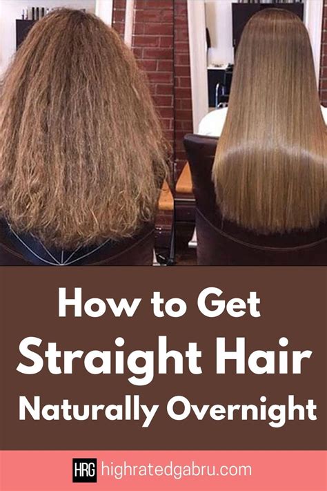 Tips To Get Straight Hair Naturally At Home - The Definitive Guide to ...