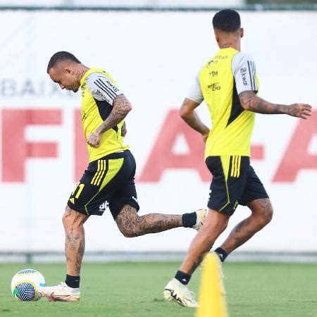 Flamengo Cebolinha treina e time segue preparação para pegar o Bahia