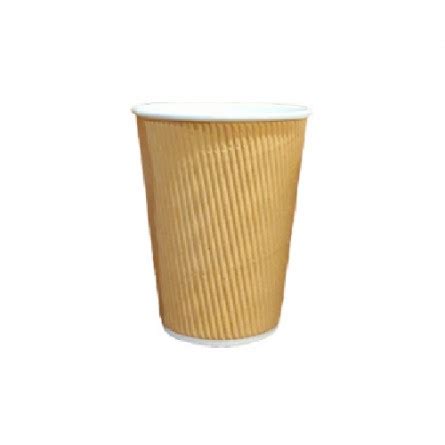 Kraft Ripple Paper Cup 240ml 500 HRK