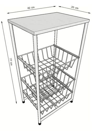 Frutero De Mesa Belolar Fruteira De Ch O Cozinha A O Mdf Cestos