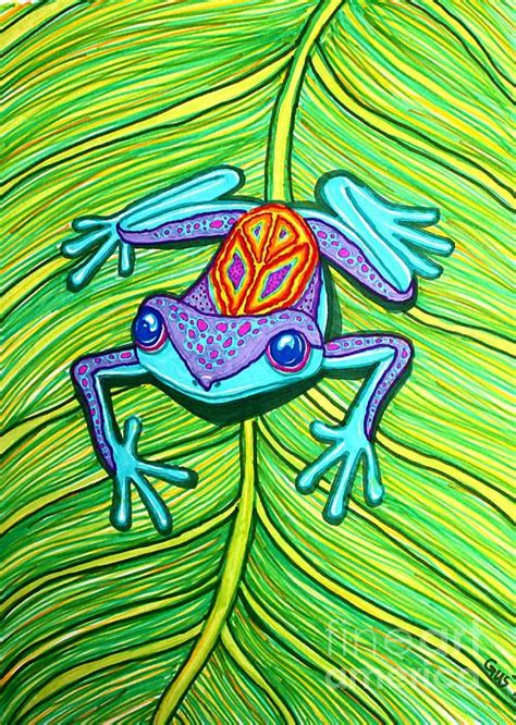 Peace Frog On A Leaf By Nick Gustafson In 2021 Peace Frog Frog Art