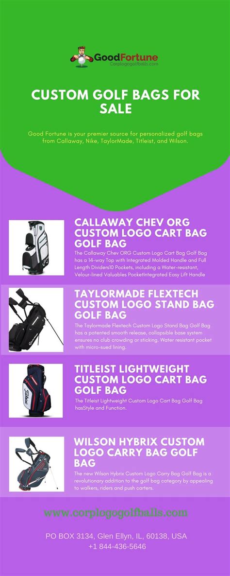 Custom Golf Bags For Sale Rinfographics