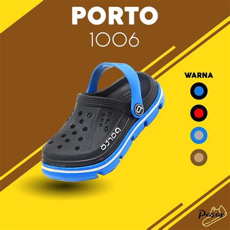 Jual Sendal Kodok Sandal Baim Slide Porto Original Bahan Empuk Unisex