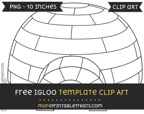 Igloo Template Printable