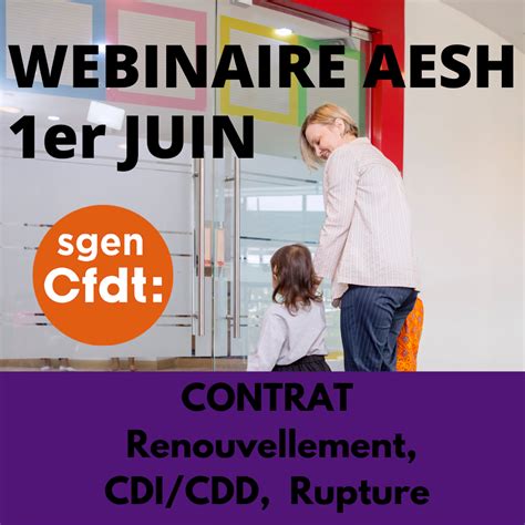 Aesh Un Webinaire Pour Tout Savoir Des Renouvellements De Contrat