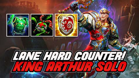 King Arthur She Is My Hard Counter Smite Season 8 Solo Gameplay