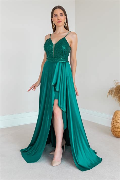 Emerald Evening Dress