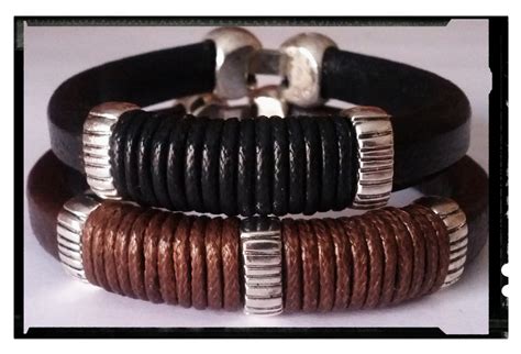 Las Cositas Del Desv N Pulseras De Cuero Para Hombre