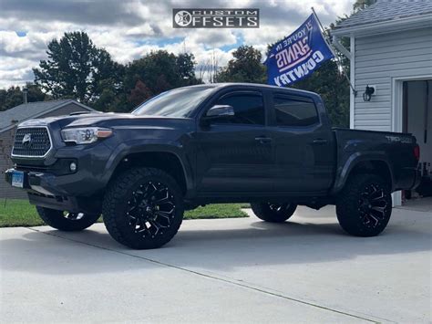 2018 Toyota Tacoma Wheel Offset Aggressive 1 Outside Fender Leveling Kit 480944 Custom