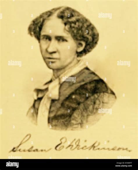 Susan E. Dickinson, estimate 1870 to 1890 Stock Photo - Alamy