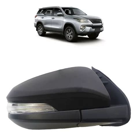 Retrovisor Externo Hilux Sw A Preto Led Pisca