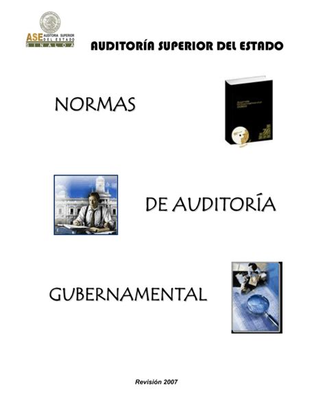 Normas De Auditor A Gubernamental