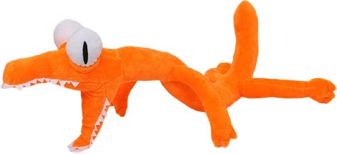 Amazon Juguete De Peluche Naranja Rainbow Friends Felpa Nocturna