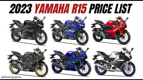 2023 Yamaha R15 Price List R15s R15 V4 R15m 🔥 Youtube