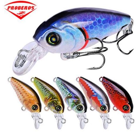 Mini Crankbait Przyn Ty Mm G Topwater Iscas Artificiais Twarde