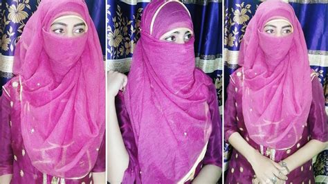 Face Cover With Dupatta Hijab Niqab Tutorial 2 Type Face Cover