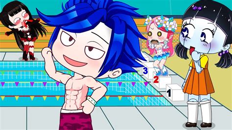 Alex Six Pack Abs Squid Game X Gacha Club Ppg X Rrb Gacha Life Youtube