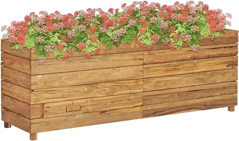 Hochbeet Teak Gartenpirat Pflanzkasten Blumenkasten Mit Rahmen Aus Holz