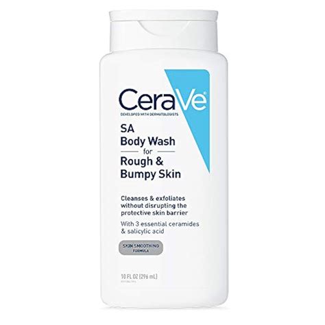 CeraVe Body Wash with Salicylic Acid | 10 Ounce | Fragrance Free Body ...