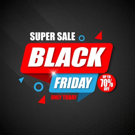 Premium Vector Black Friday Special Offer Banner Design Template