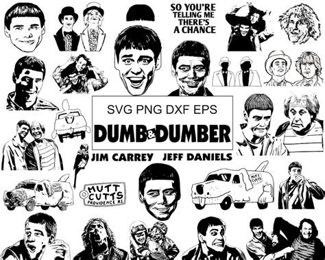 29 Svg Dumb And Dumber Jim Carrey Lloyd Christmas Harry Dunne Aspen